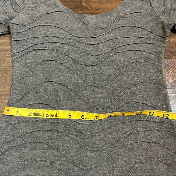 Cocktail party mini dress heathered grey small - Picture 5 of 6